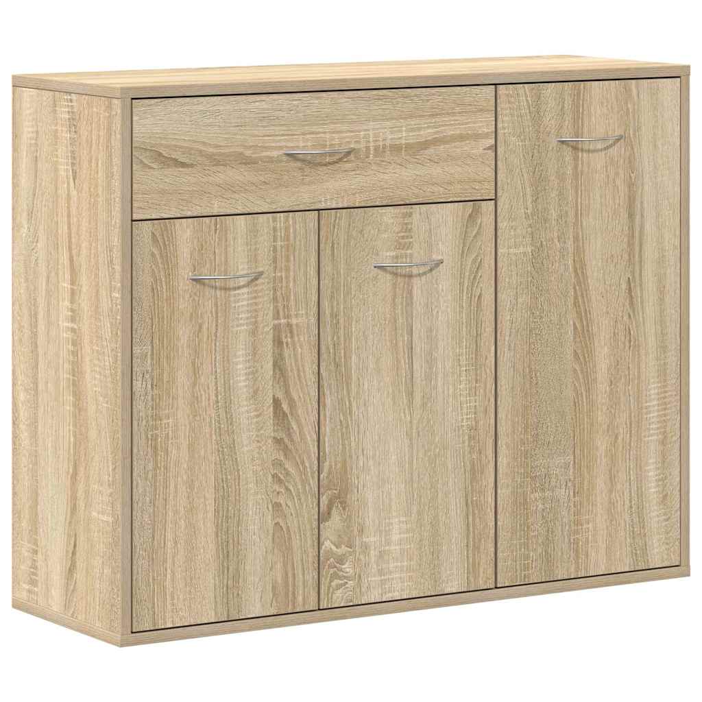 vidaXL Dressoir 88x30x70 cm bewerkt hout wit