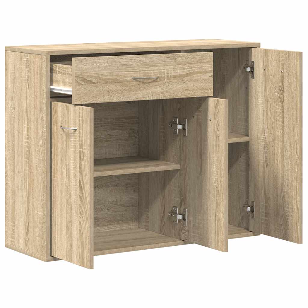 vidaXL Dressoir 88x30x70 cm bewerkt hout wit