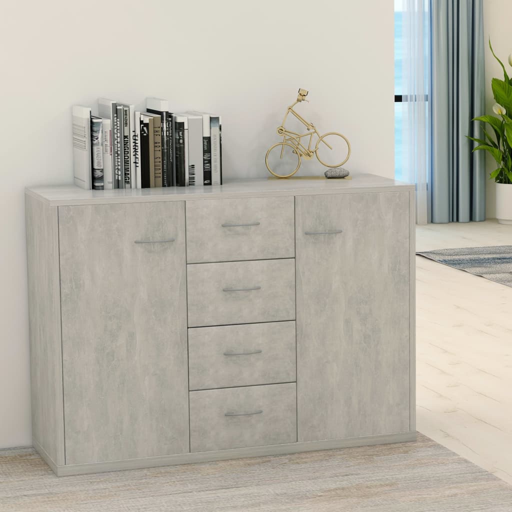 vidaXL Dressoir 88x30x65 cm bewerkt hout wit