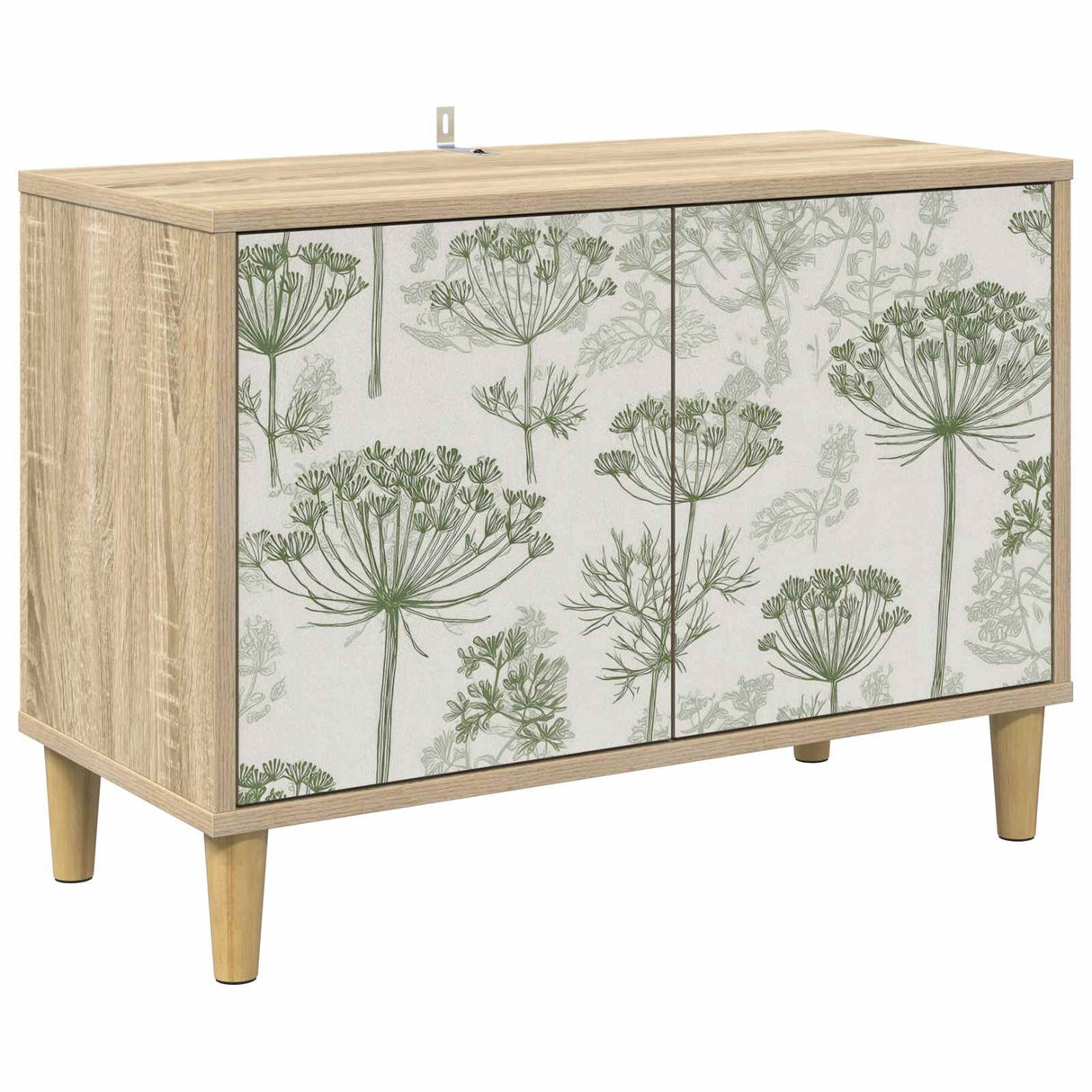 vidaXL Tv-meubel RHENEN 69 x 33 x 50 cm Sonoma Bewerkt hout