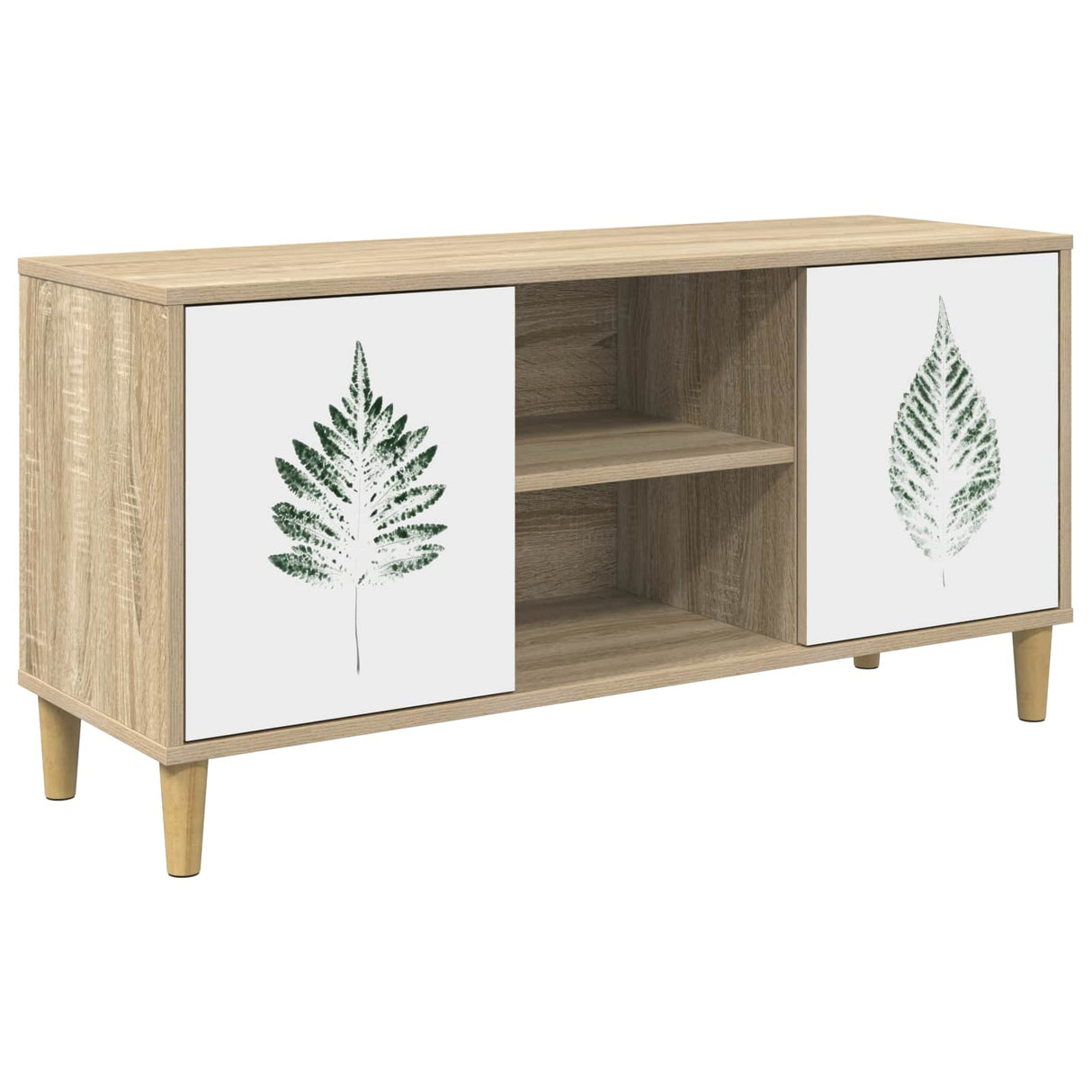 vidaXL TV Cabinet RHENEN 102 x 33 x 50 cm Sonoma Engineered Wood