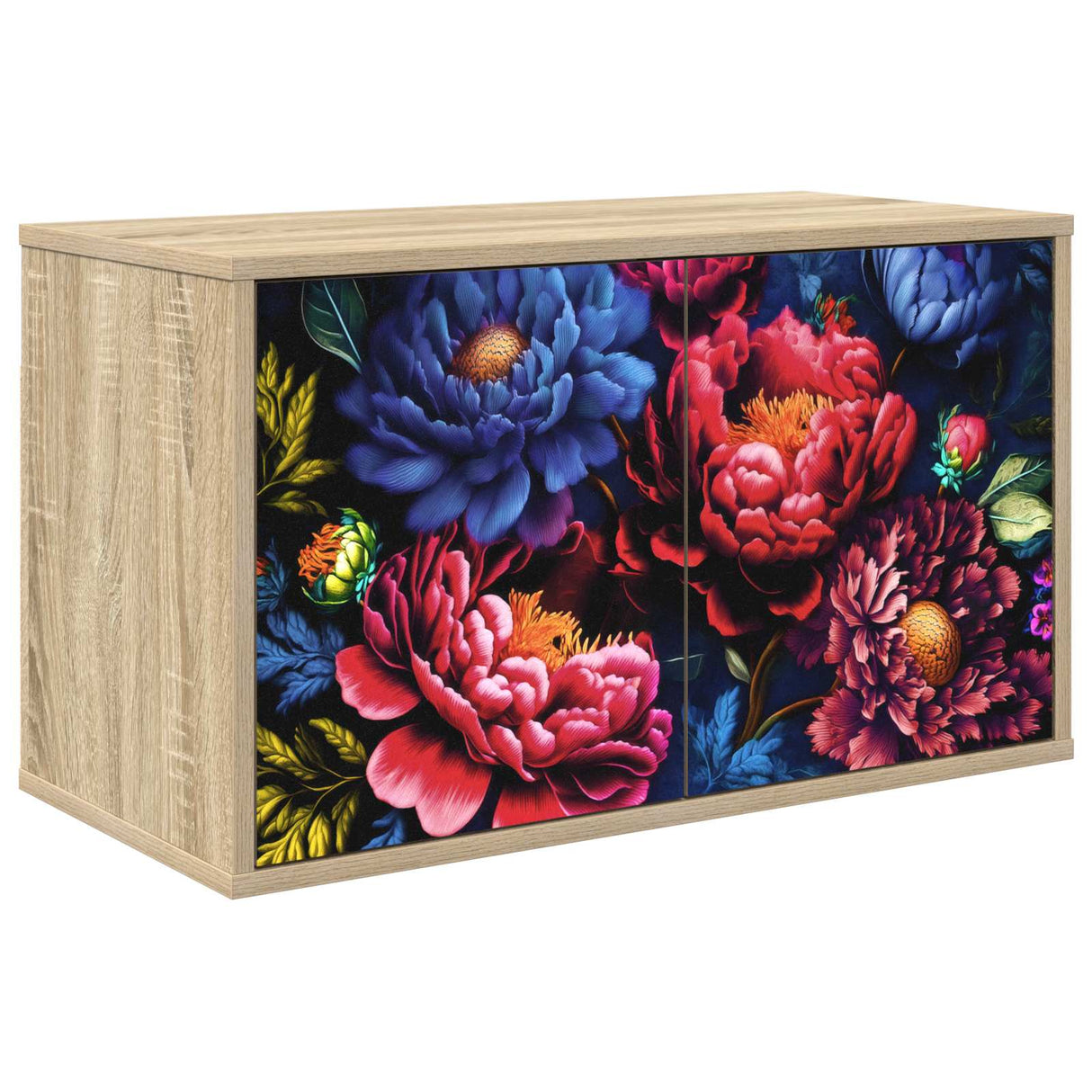 vidaXL Wand gemonteerd TV Kast RHENEN 69 x 33 x 40 cm Sonoma Eiken