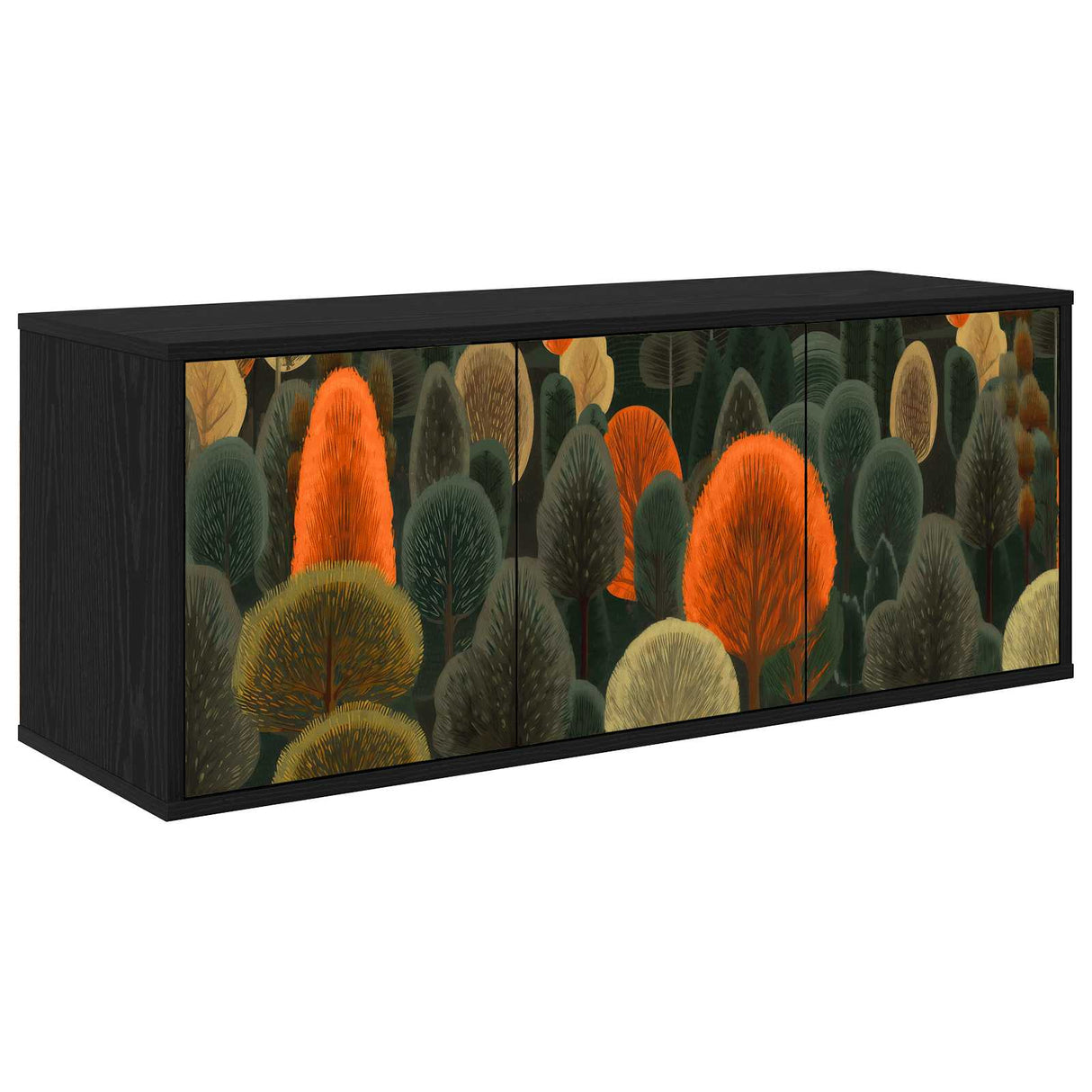 vidaXL Wand gemonteerd TV Kast RHENEN 102 x 33 x 40 cm Sonoma Eiken