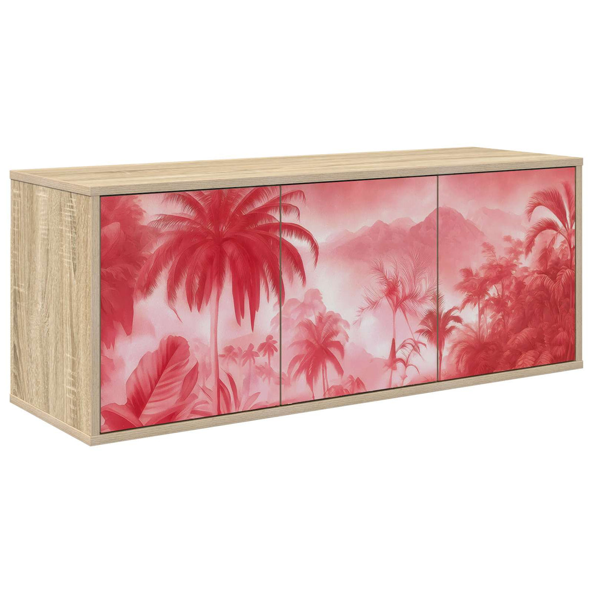 vidaXL Wand gemonteerd TV Kast RHENEN 102 x 33 x 40 cm Sonoma Eiken