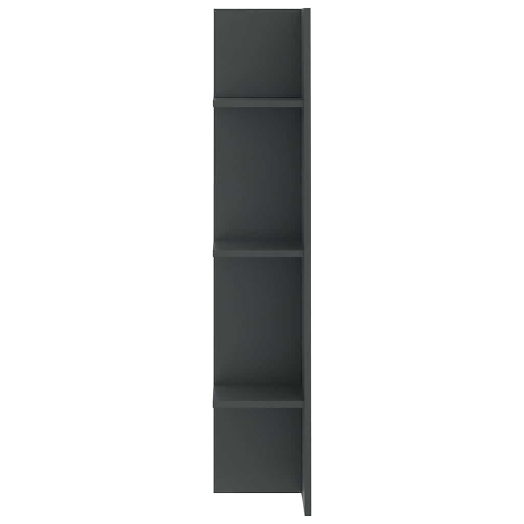 vidaXL Tv-meubel 152x22x113 cm bewerkt hout hoogglans zwart