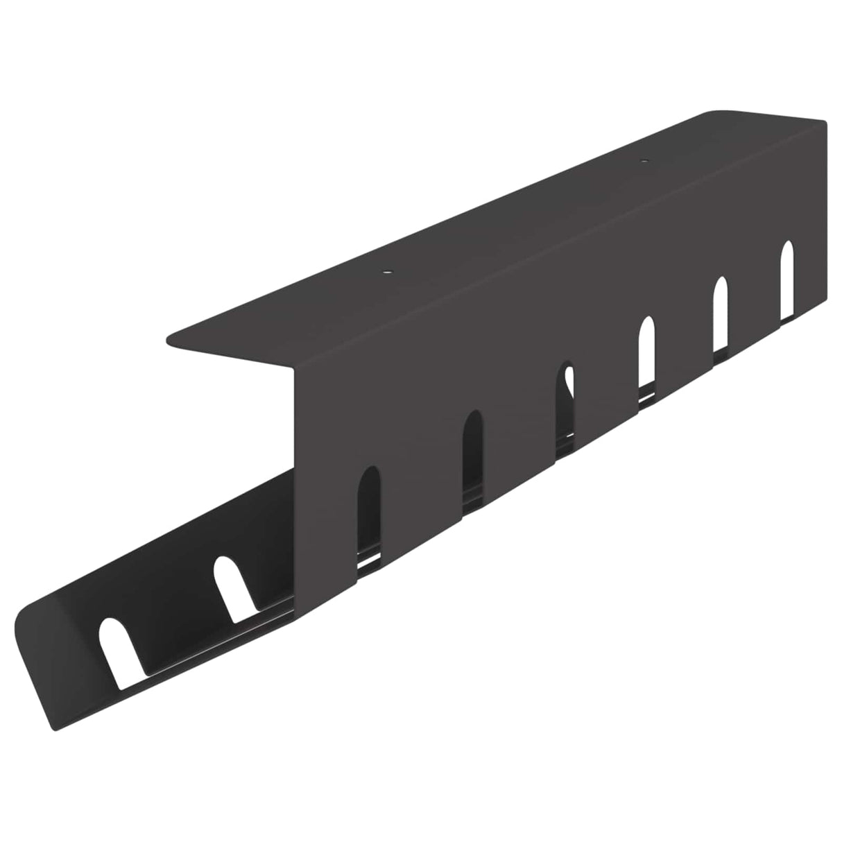 vidaXL Cable Duct for Under Desk 2 pcs Anthracite