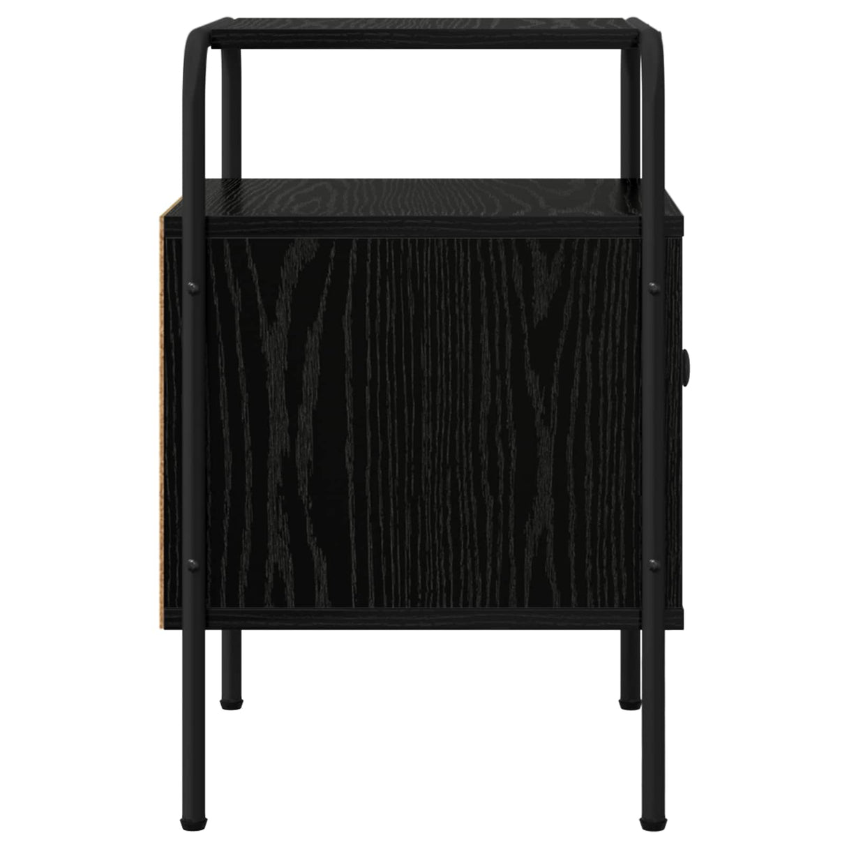 vidaXL Nightstand 2 pcs Smoked oak Engineered wood