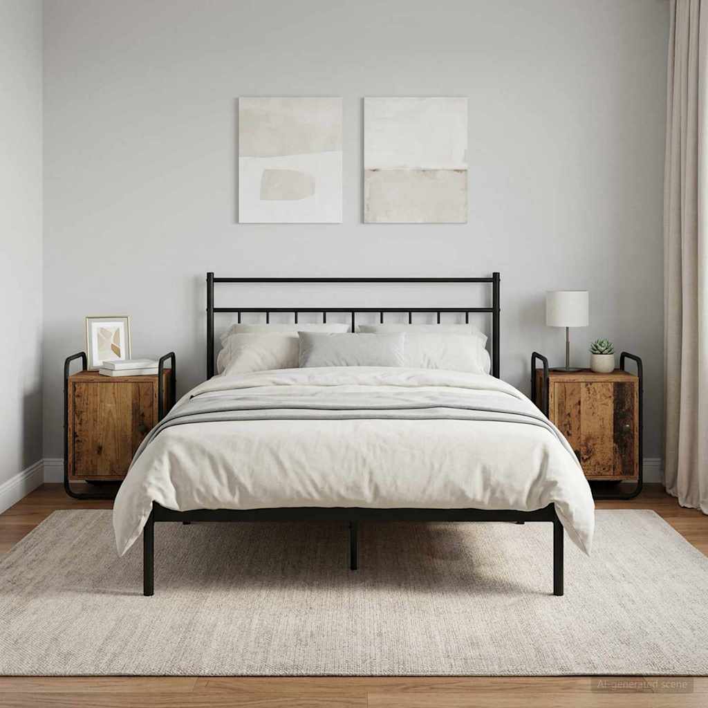 vidaXL Nachtkastje Grijs Sonoma 35 x 36,5 x 50 cm Bewerkt hout