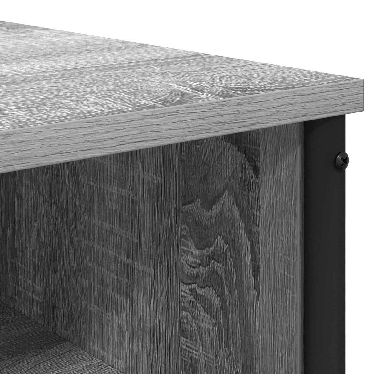vidaXL Dressing Table with Shelf Grey Sonoma 81x40x131 cm Engineered Wood