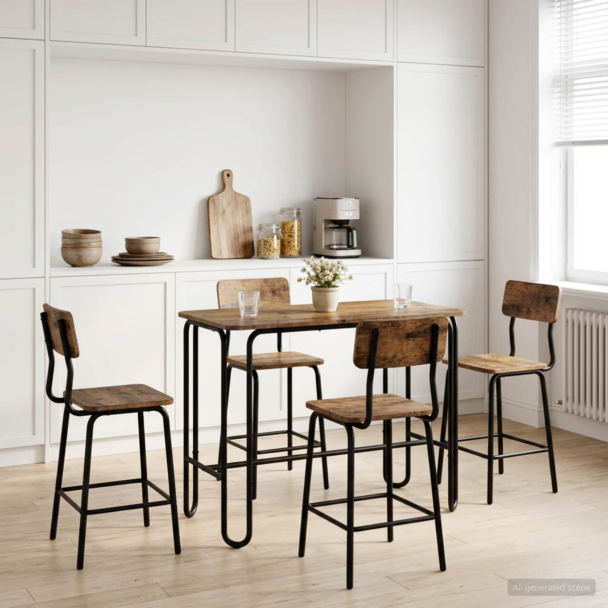 vidaXL Dining Table 100 x 50 x 75 cm Engineered Wood Old Wood Rectangular