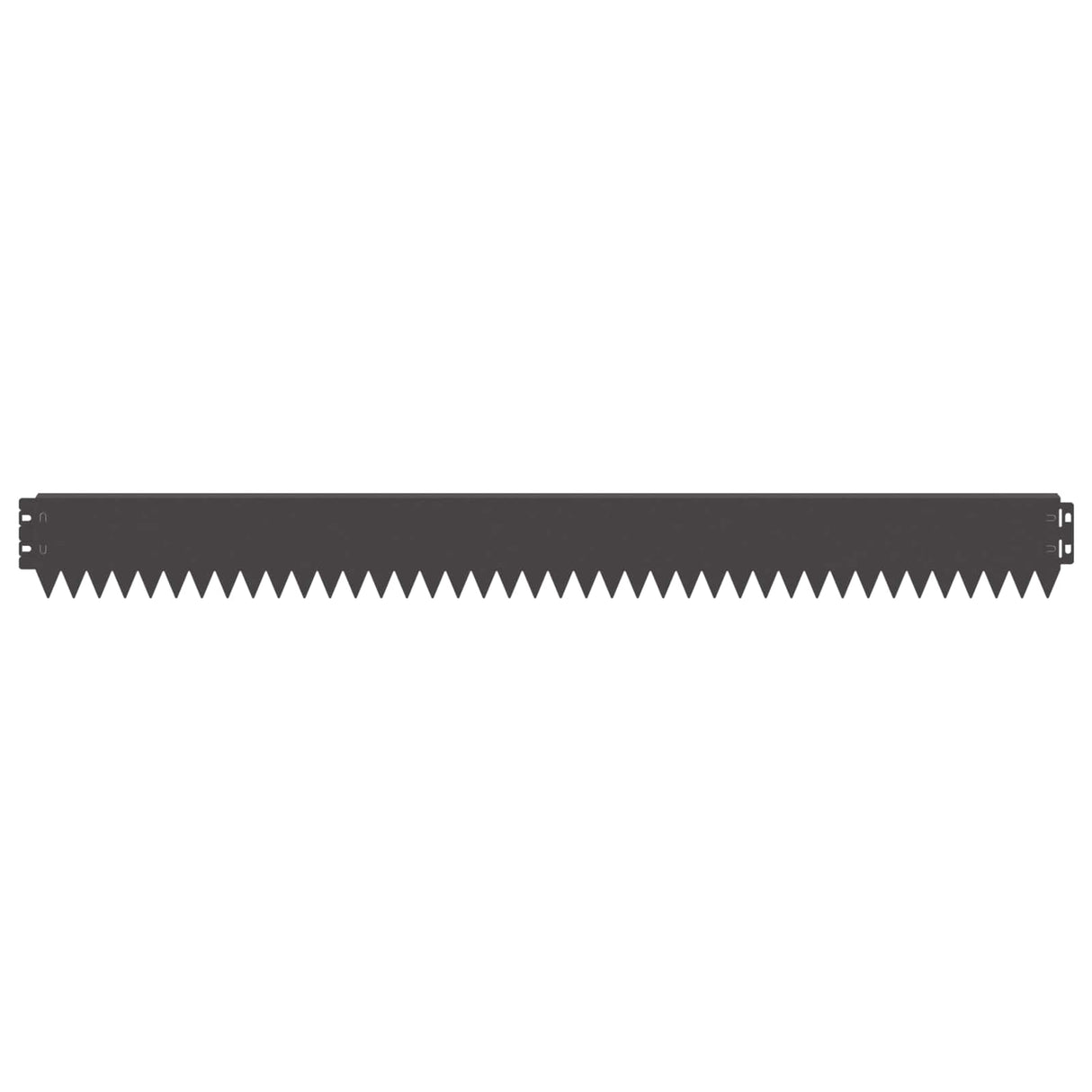 vidaXL Gazonrand 10 pcs 103 x 10 cm Staal Zwart