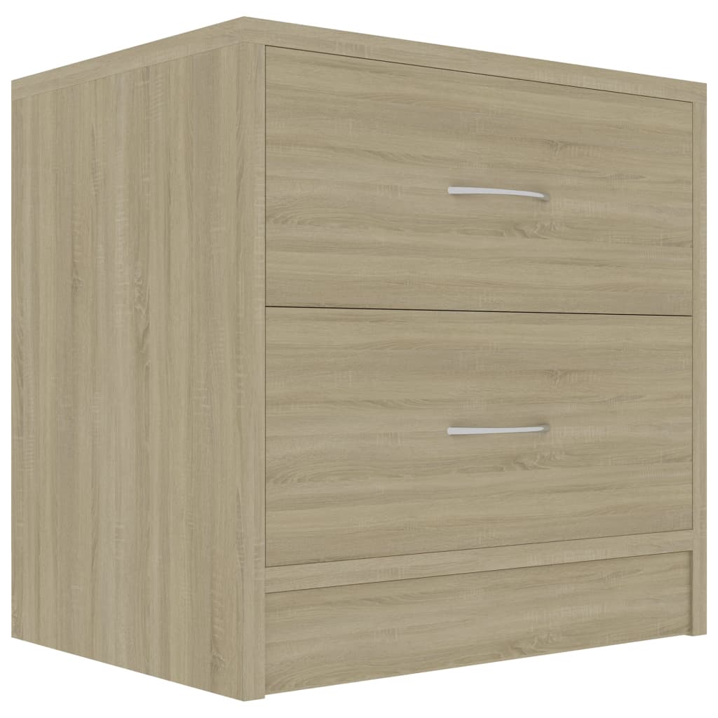 vidaXL Nachtkastje 40x30x40 cm bewerkt hout wit