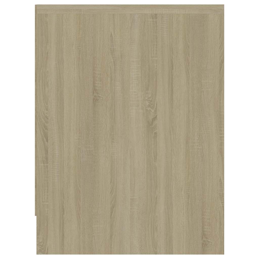 vidaXL Nachtkastje 40x30x40 cm bewerkt hout wit
