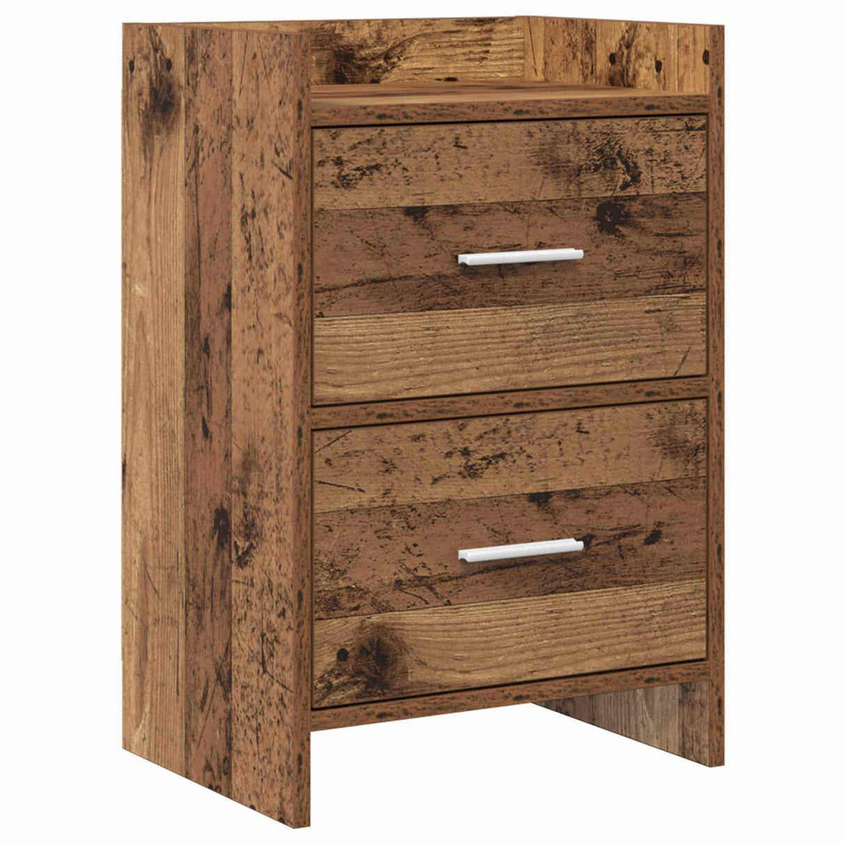 vidaXL Nachttafels Wit 40 x 30 x 60 cm Bewerkt hout