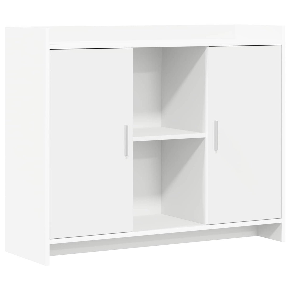 vidaXL Dressoir Wit 98,5 x 33 x 80 cm Bewerkt hout