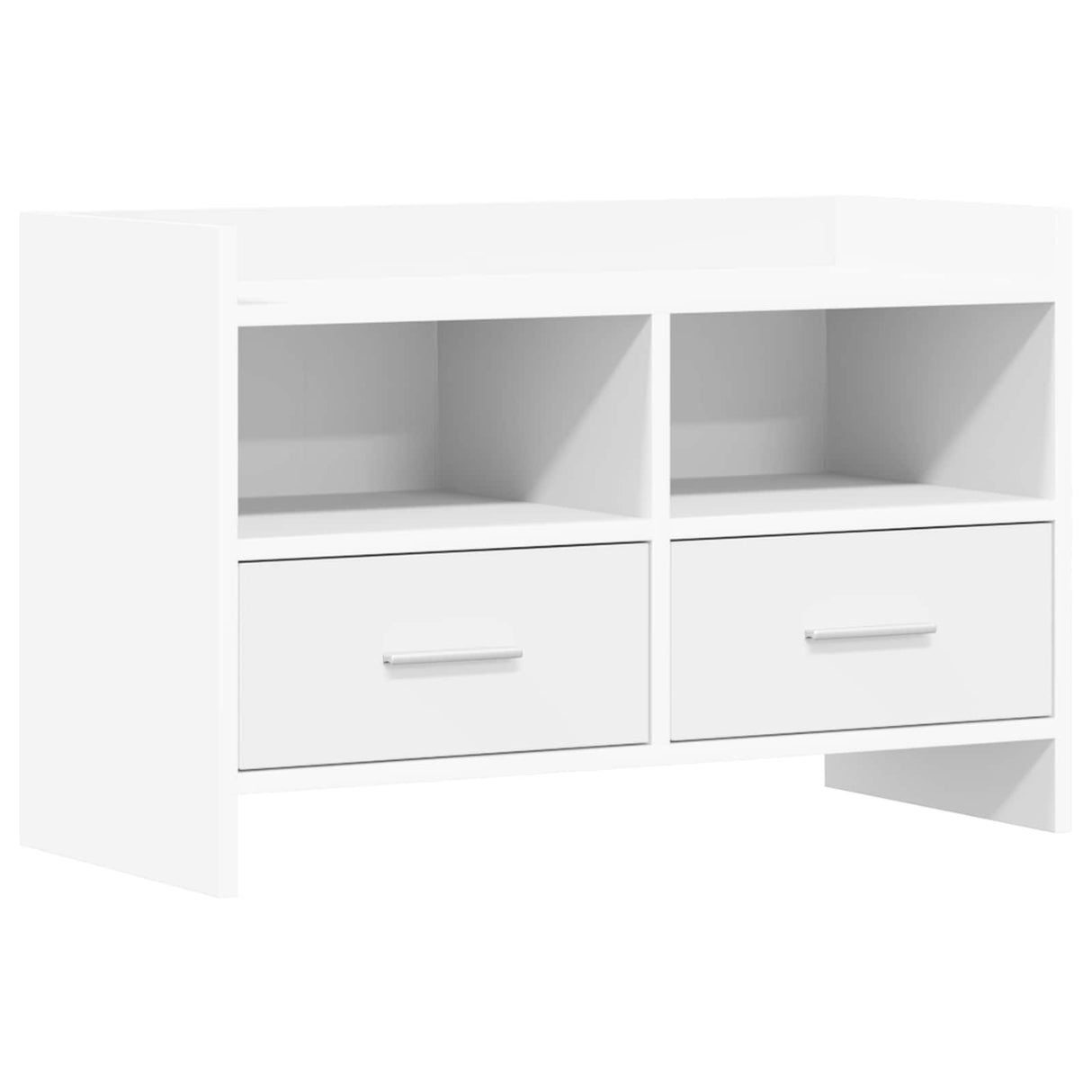 vidaXL TV Kast 71,5 x 33 x 47 cm Wit Bewerkt hout