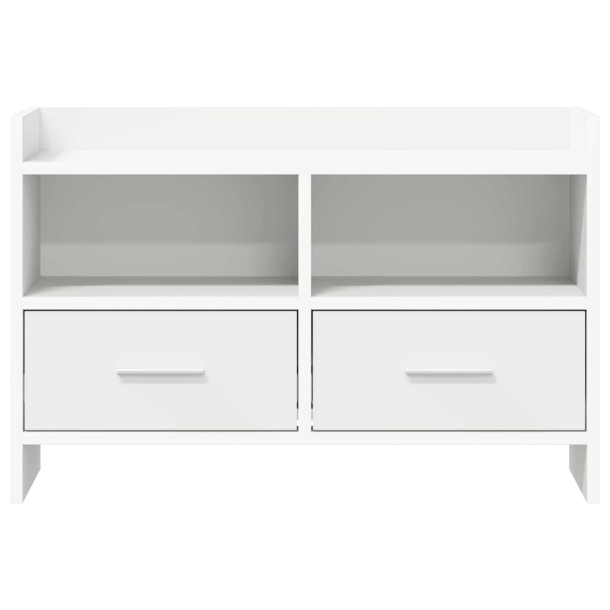 vidaXL TV Kast 71,5 x 33 x 47 cm Wit Bewerkt hout