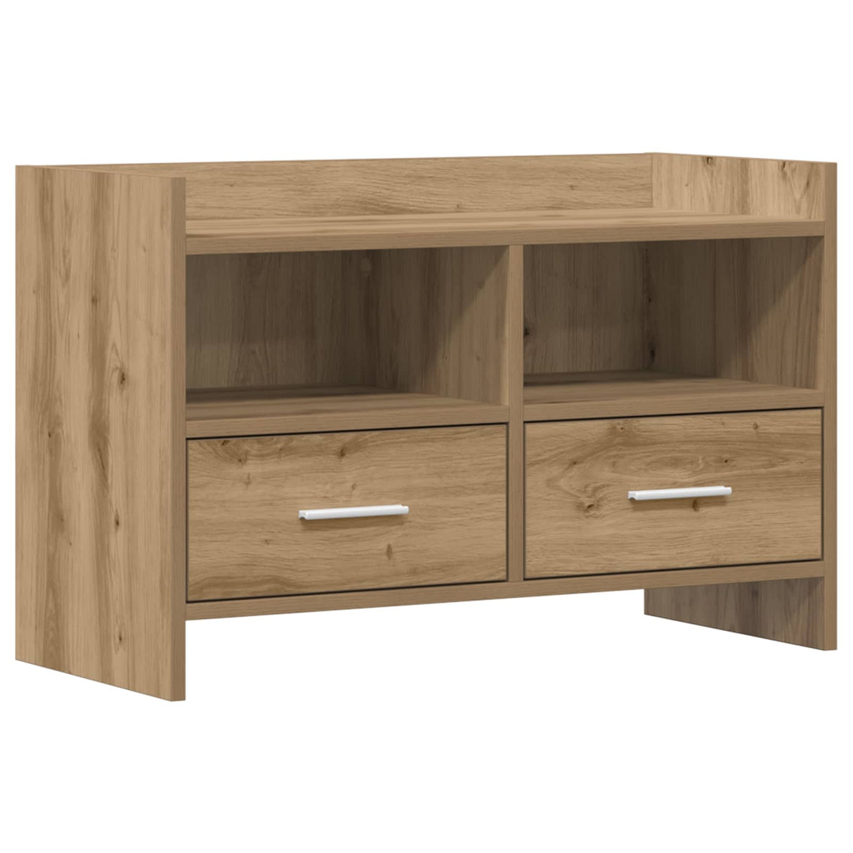 vidaXL TV Kast 71,5 x 33 x 47 cm Wit Bewerkt hout
