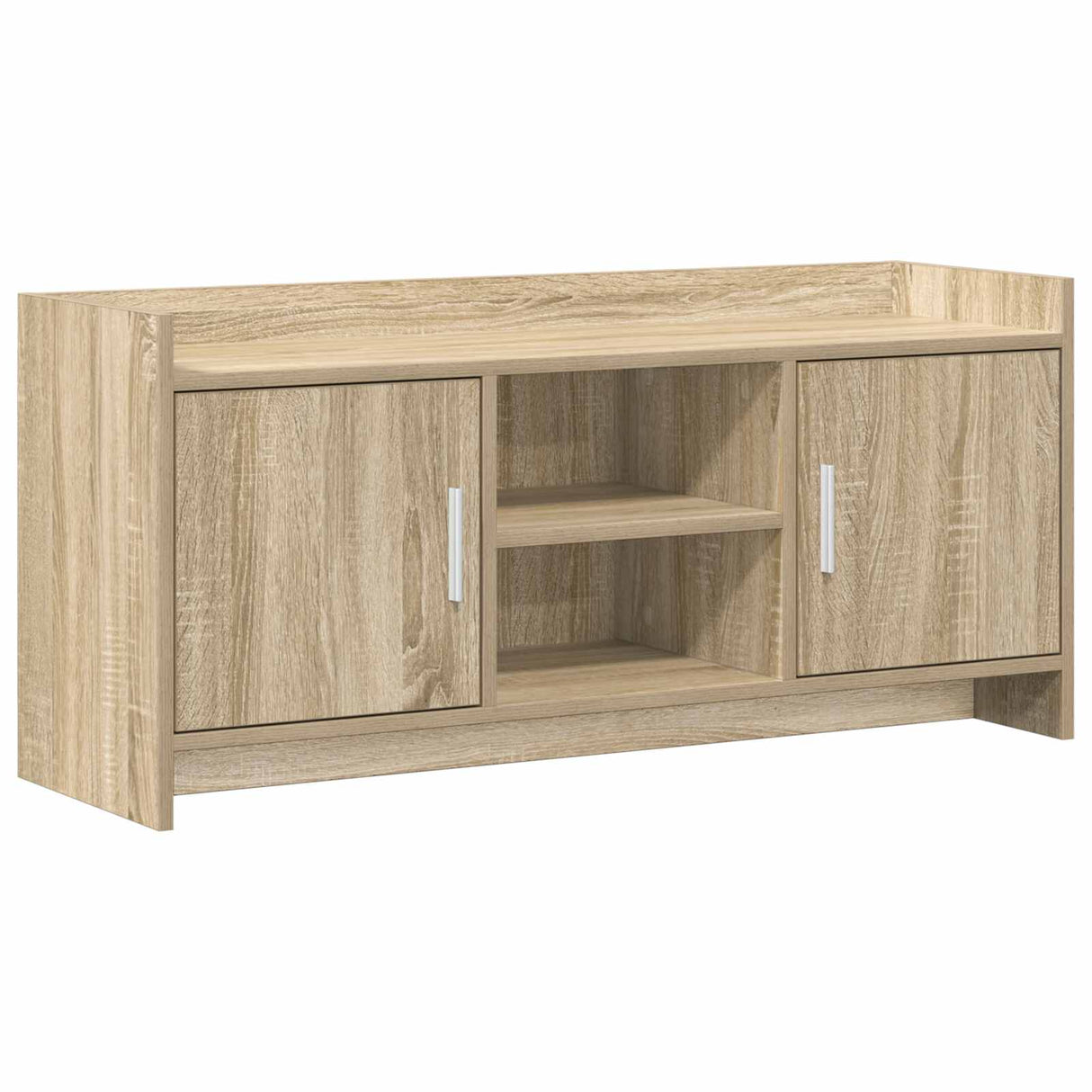 vidaXL TV Kast 102 x 33 x 47 cm Wit Bewerkt hout