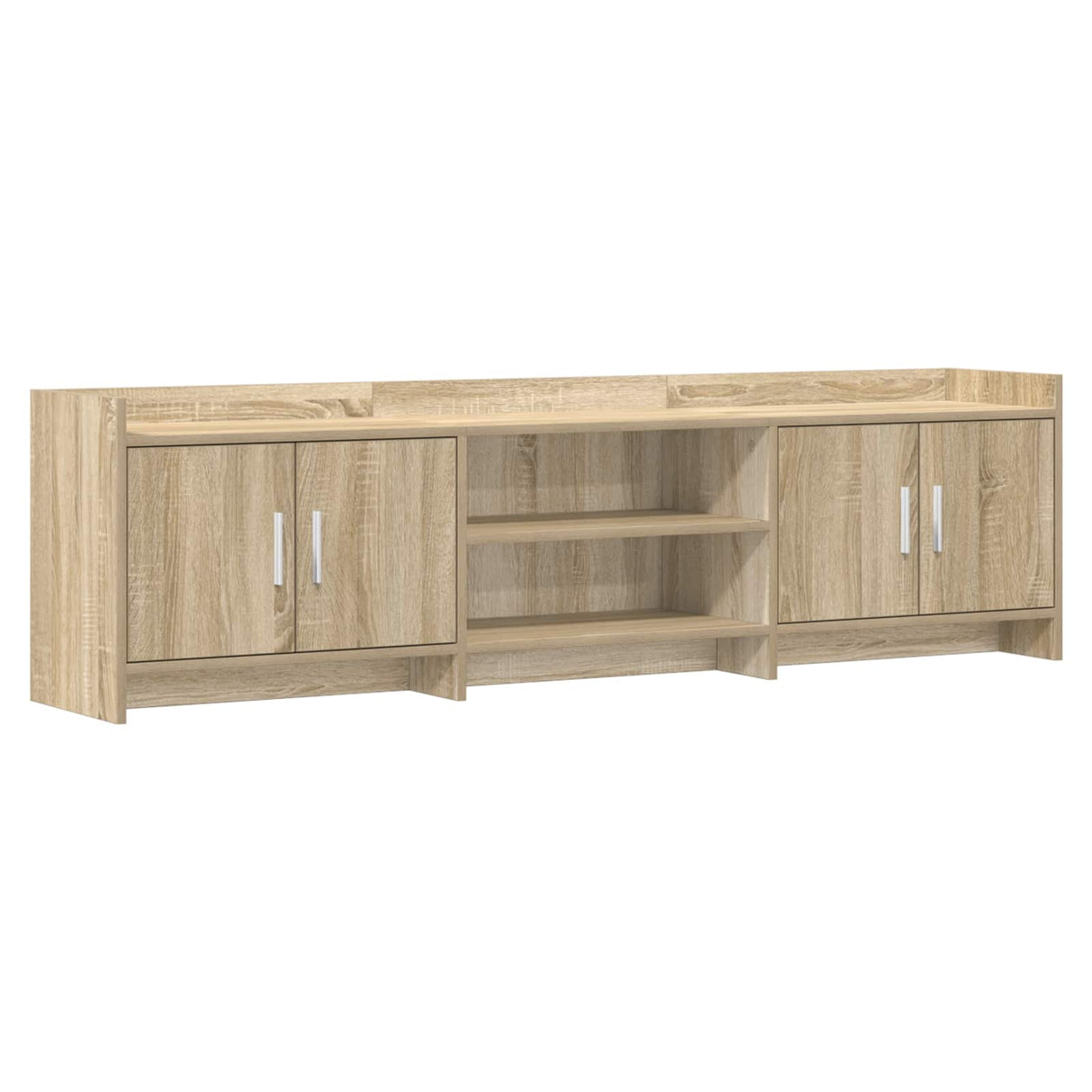 vidaXL TV Kast 102 x 33 x 47 cm Wit Bewerkt hout