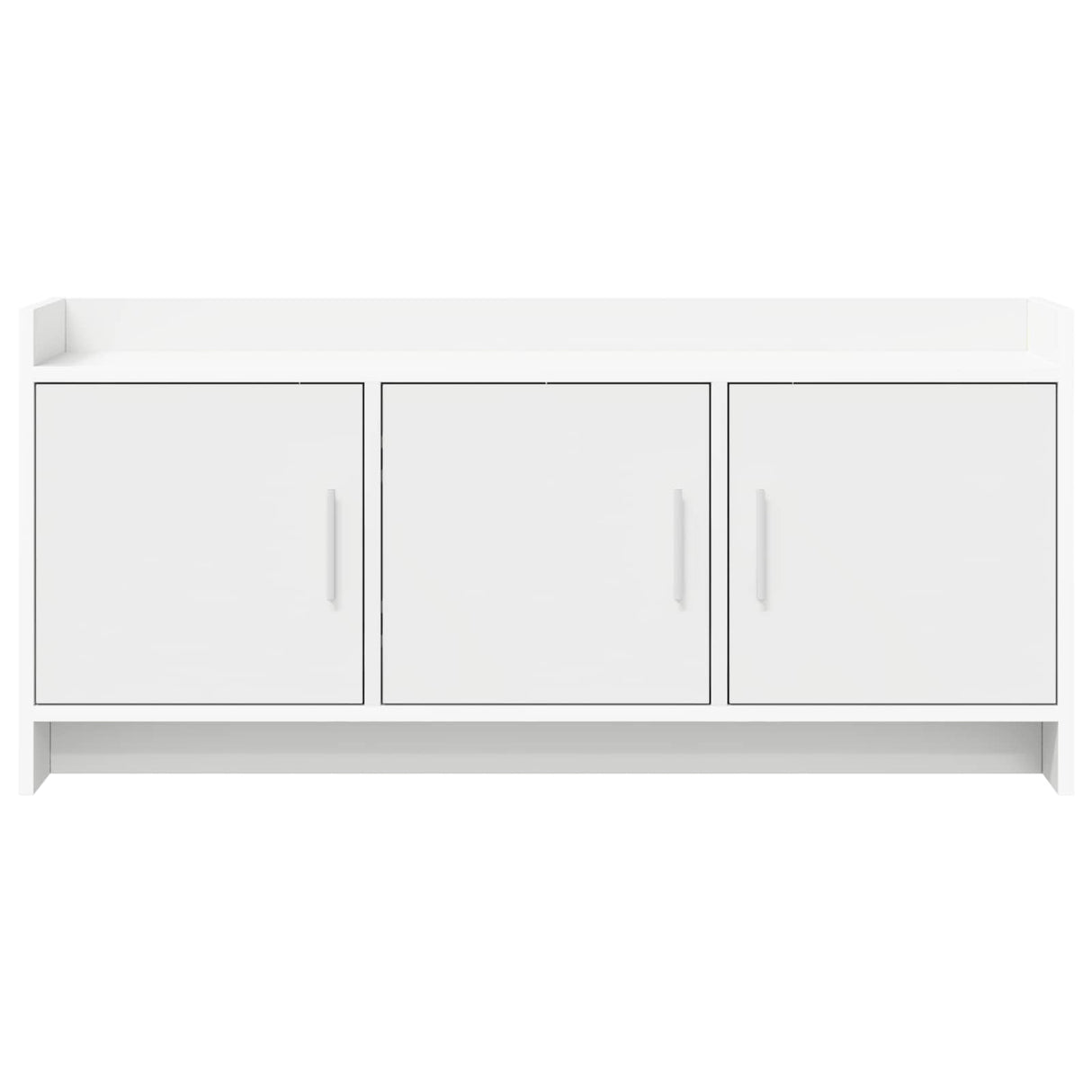 vidaXL TV Kast 102 x 33 x 47 cm Wit Bewerkt hout