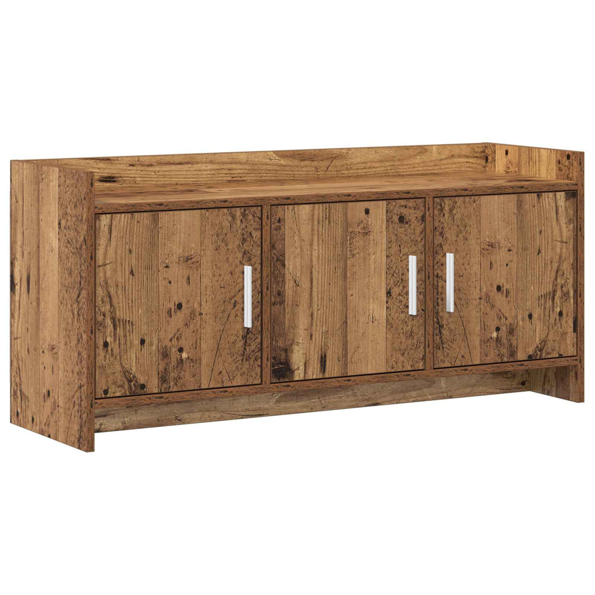 vidaXL TV Kast 102 x 33 x 47 cm Wit Bewerkt hout