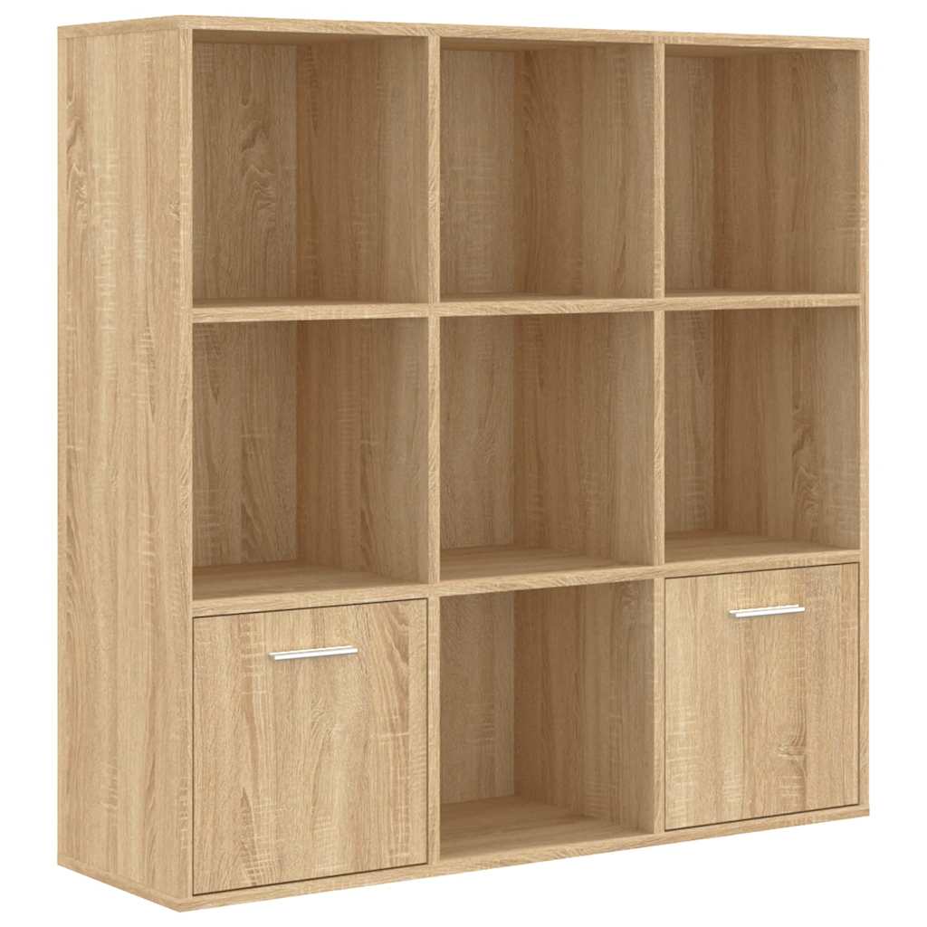 vidaXL Boekenkast 98x30x98 cm bewerkt hout wit