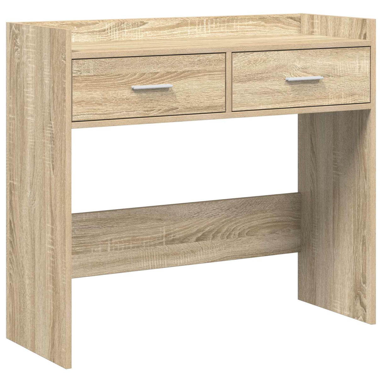vidaXL Wandtafel Wit 90 x 35 x 80 cm Bewerkt hout
