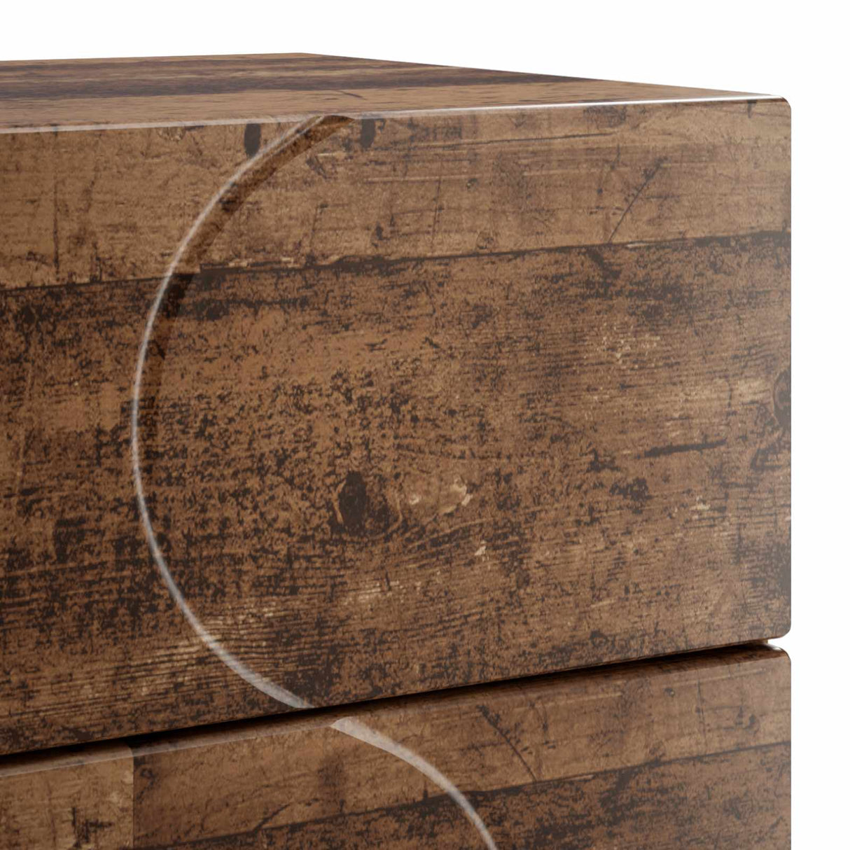 vidaXL Bedside Cabinet White 33.5x34.5x60 cm Engineered Wood
