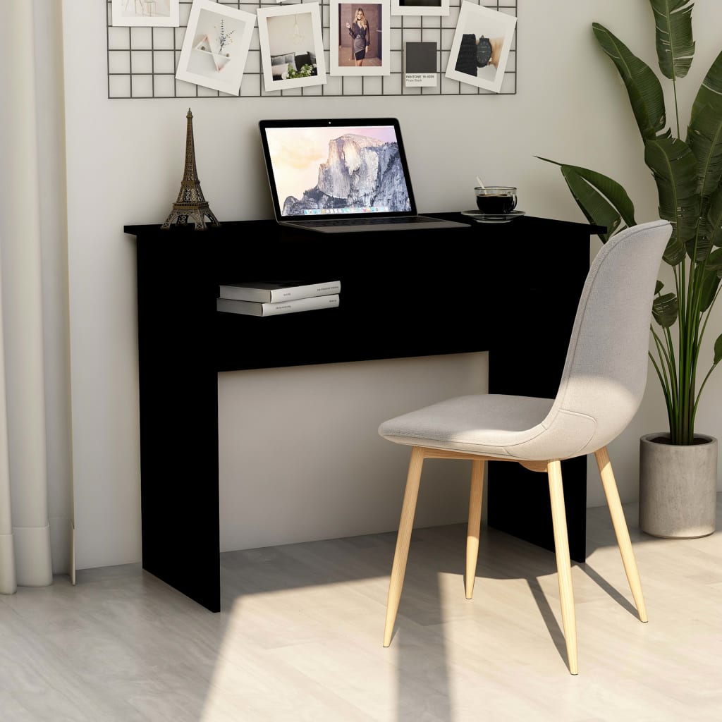 vidaXL Bureau 90x50x74 cm bewerkt hout wit