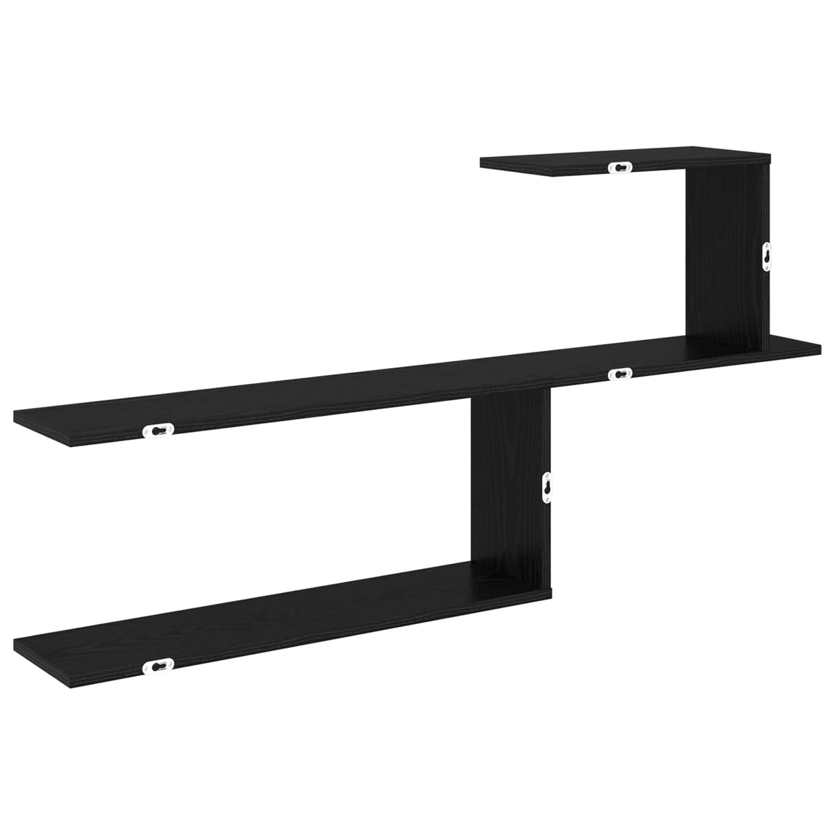 vidaXL Wandplank Wit 122 x 18 x 60 cm Bewerkt hout