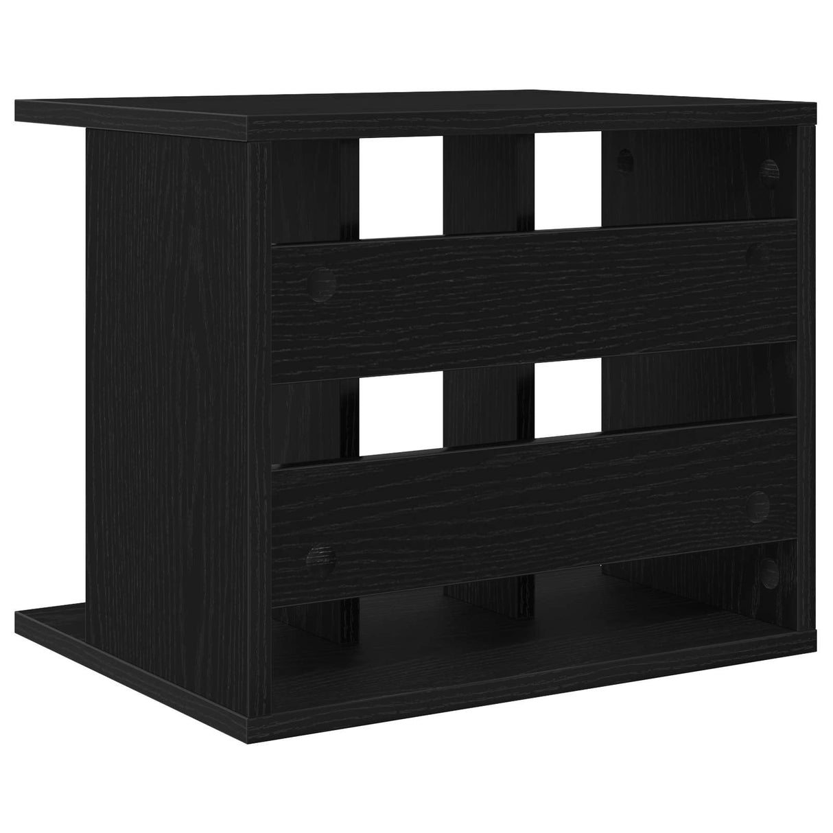 vidaXL Vinyl Platen Opslag Wit 42 x 33 x 36 cm Bewerkt hout