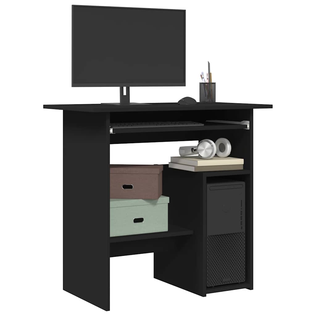 vidaXL Bureau 80x45x74 cm bewerkt hout wit