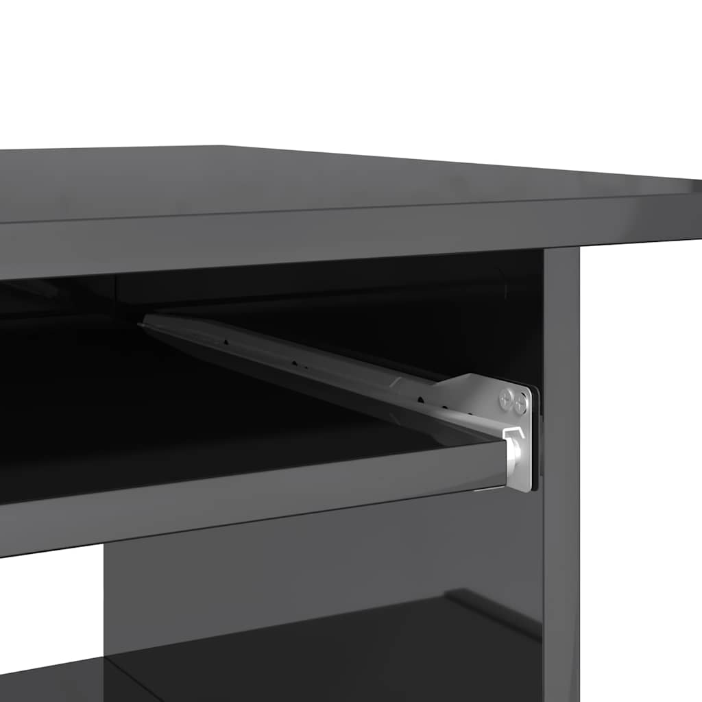 vidaXL Bureau 80x45x74 cm bewerkt hout wit