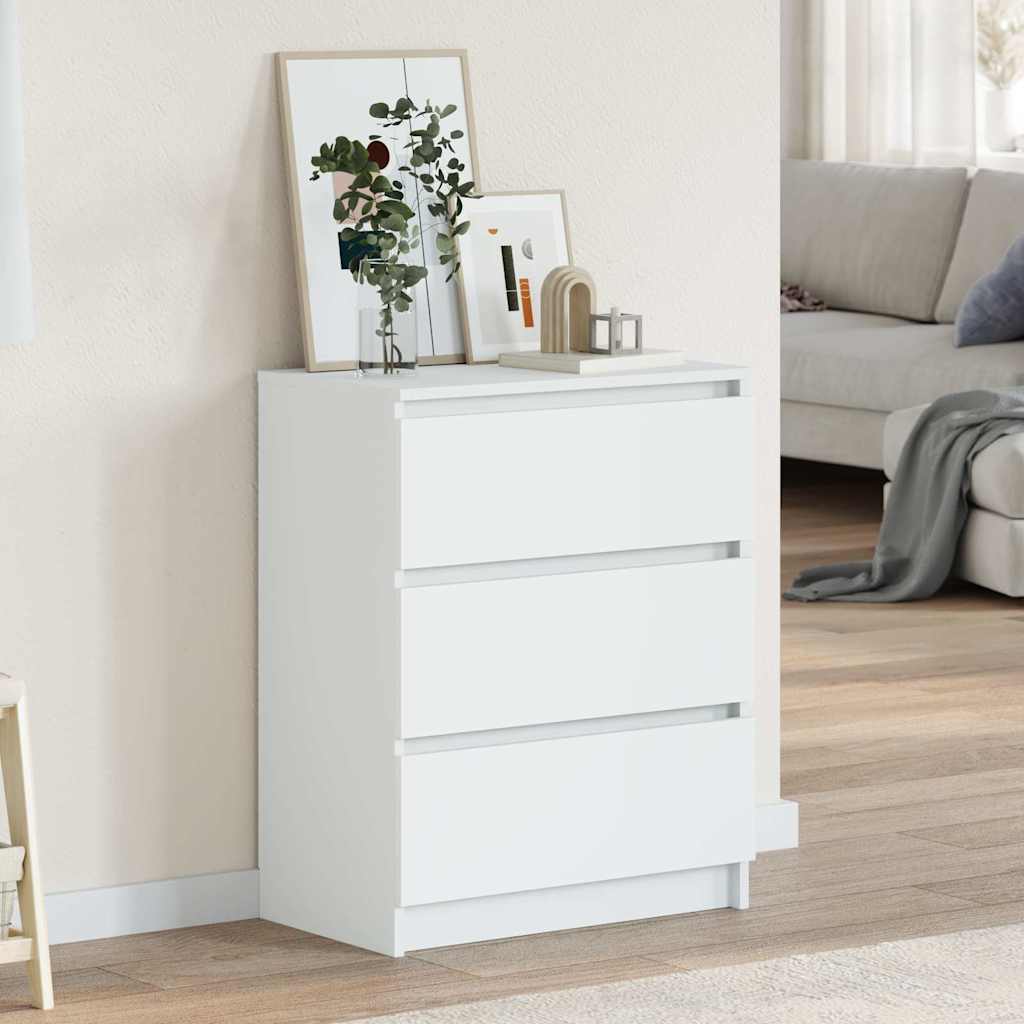 vidaXL Dressoir 60x35x76 cm bewerkt hout wit
