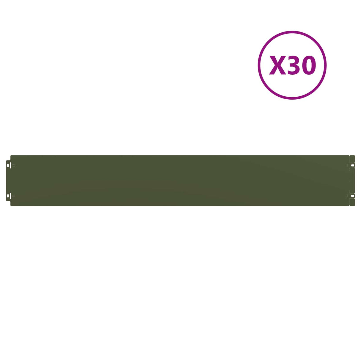 vidaXL Gazonranden 10 stuks 10x103 cm flexibel cortenstaal
