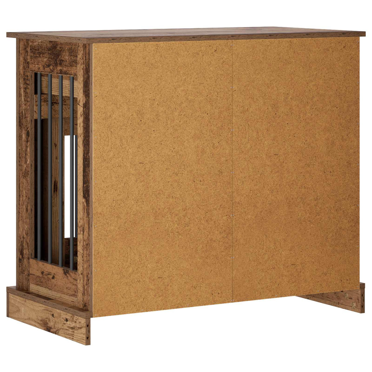 vidaXL Dog Kennel Furniture Smoked Oak 90 x 47.5 x 80 cm Engineered Wood