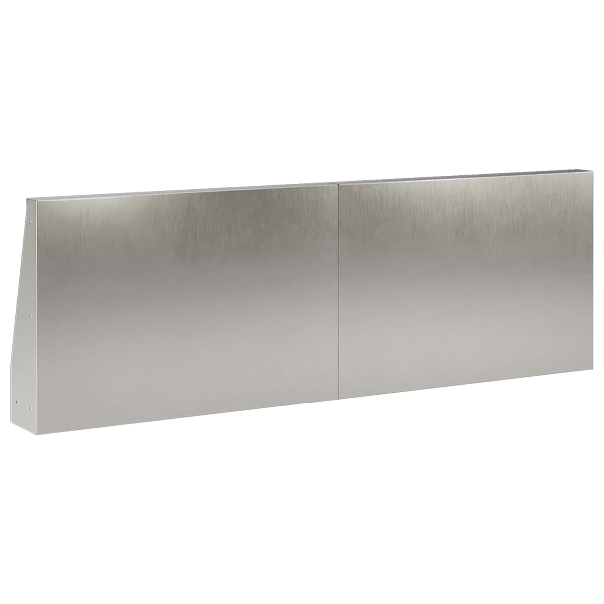 vidaXL Retaining Wall 2 pcs 100 x 12 x 40 cm Stainless Steel Silver