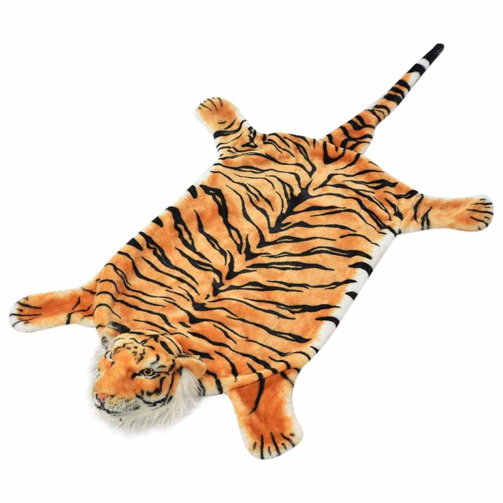 vidaXL Leopard Plush Rug 139 cm brown