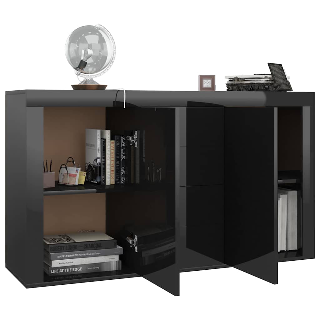 vidaXL Dressoir 120x36x69 cm bewerkt hout wit