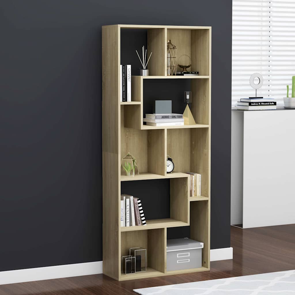 vidaXL Boekenkast 67x24x161 cm bewerkt hout wit