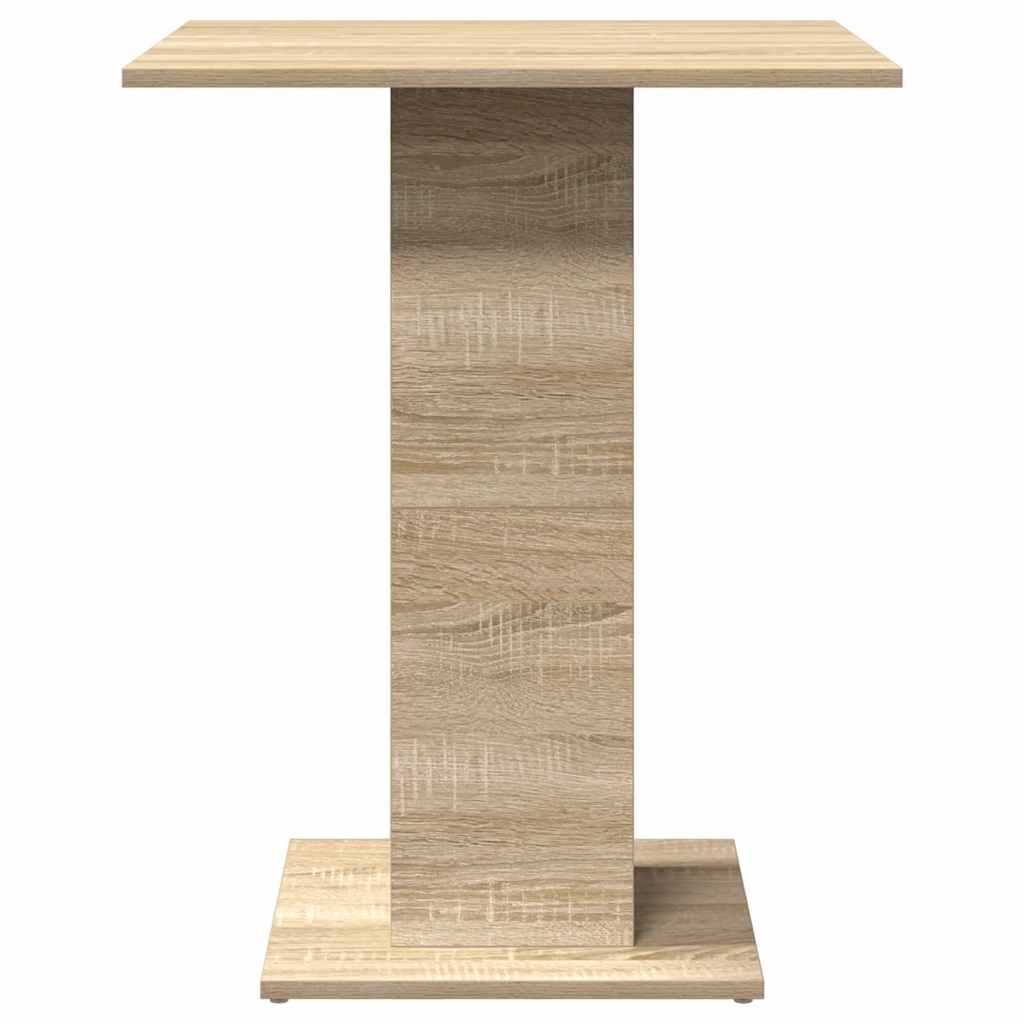 vidaXL Bistrotafel 60x60x75 cm bewerkt hout wit