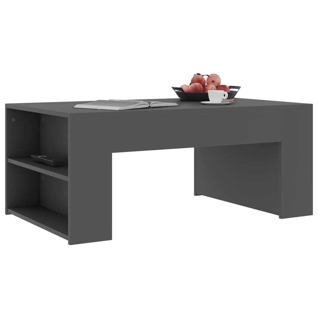 vidaXL Salontafel 100x60x42 cm bewerkt hout wit