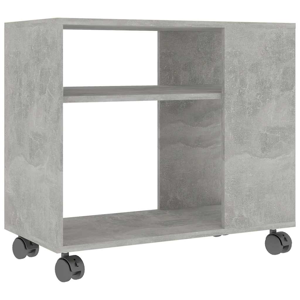 vidaXL Bijzettafel 70x35x55 cm bewerkt hout wit