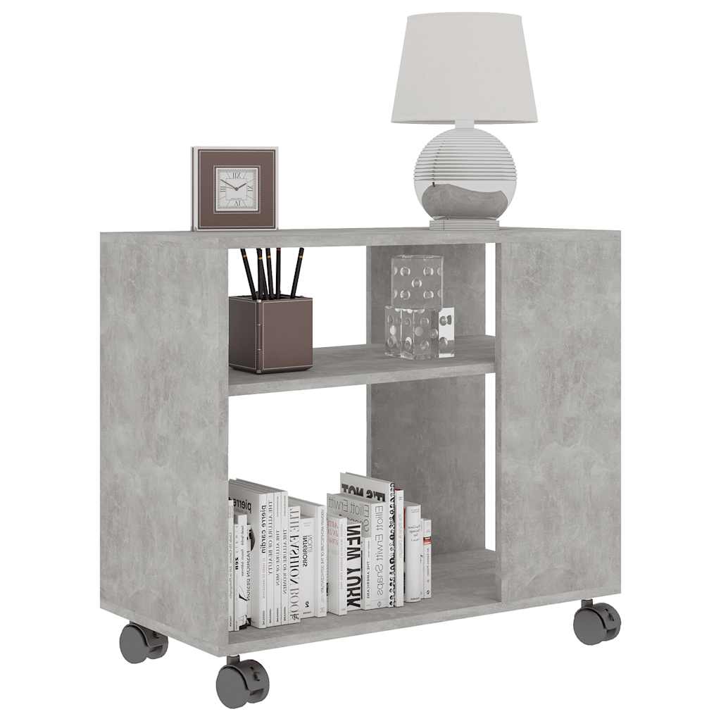 vidaXL Bijzettafel 70x35x55 cm bewerkt hout wit