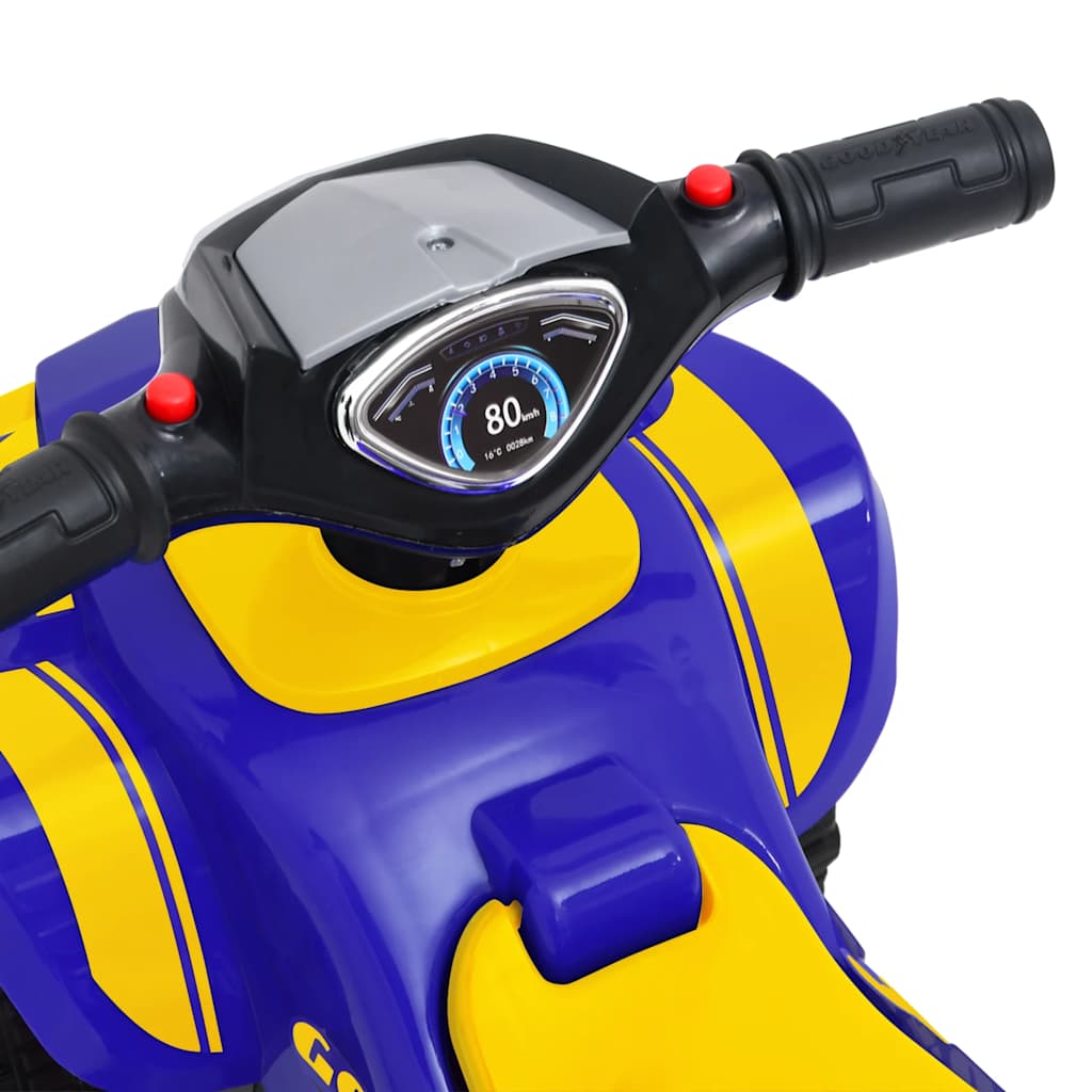 vidaXL Ride-On Toy Quad Goodyear Red
