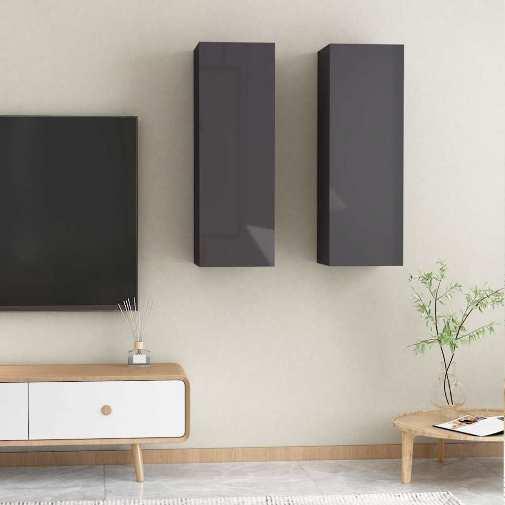 vidaXL Tv-meubel 30,5x30x60 cm bewerkt hout wit