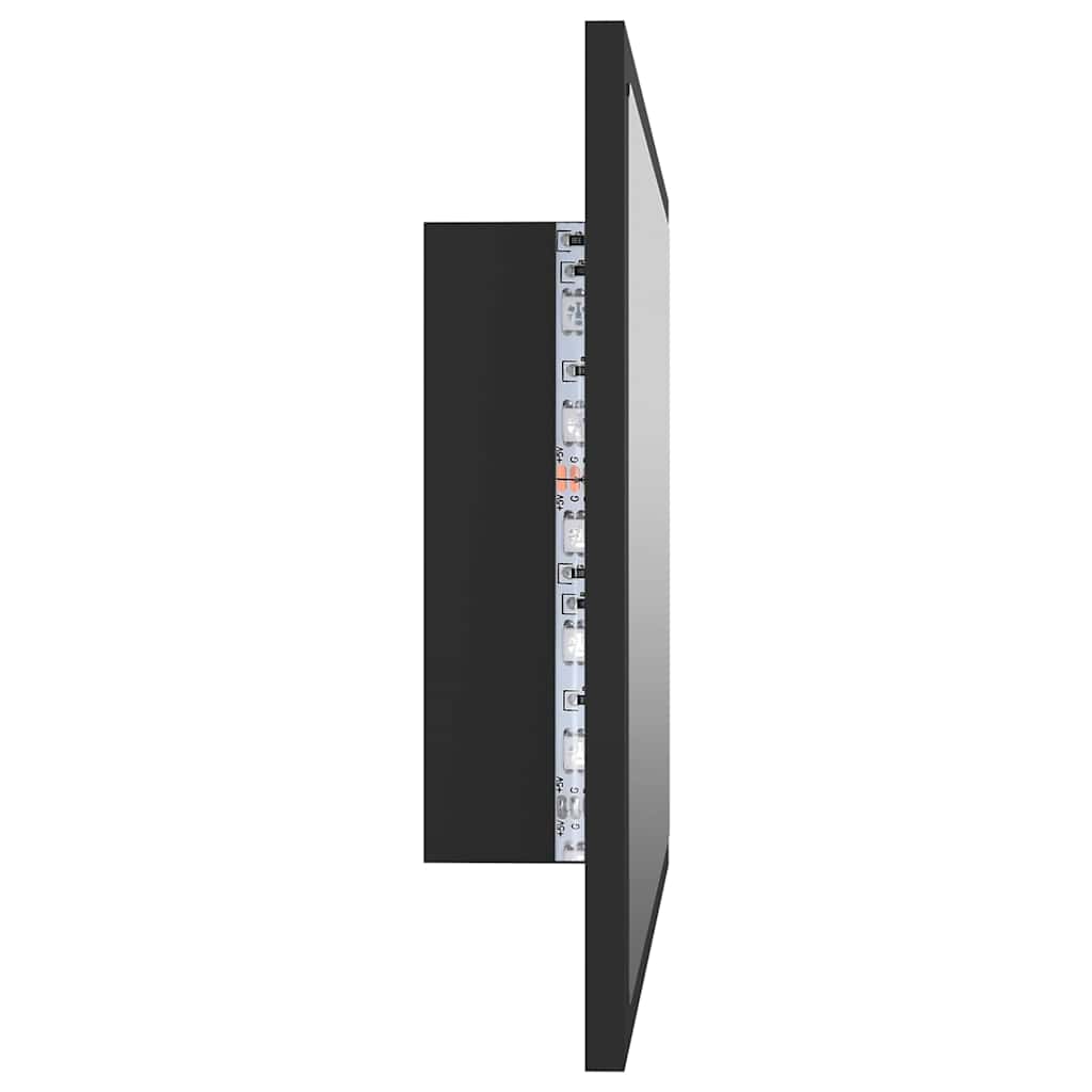 vidaXL Bathroom Mirror LED 60x8.5x37 cm acrylic white