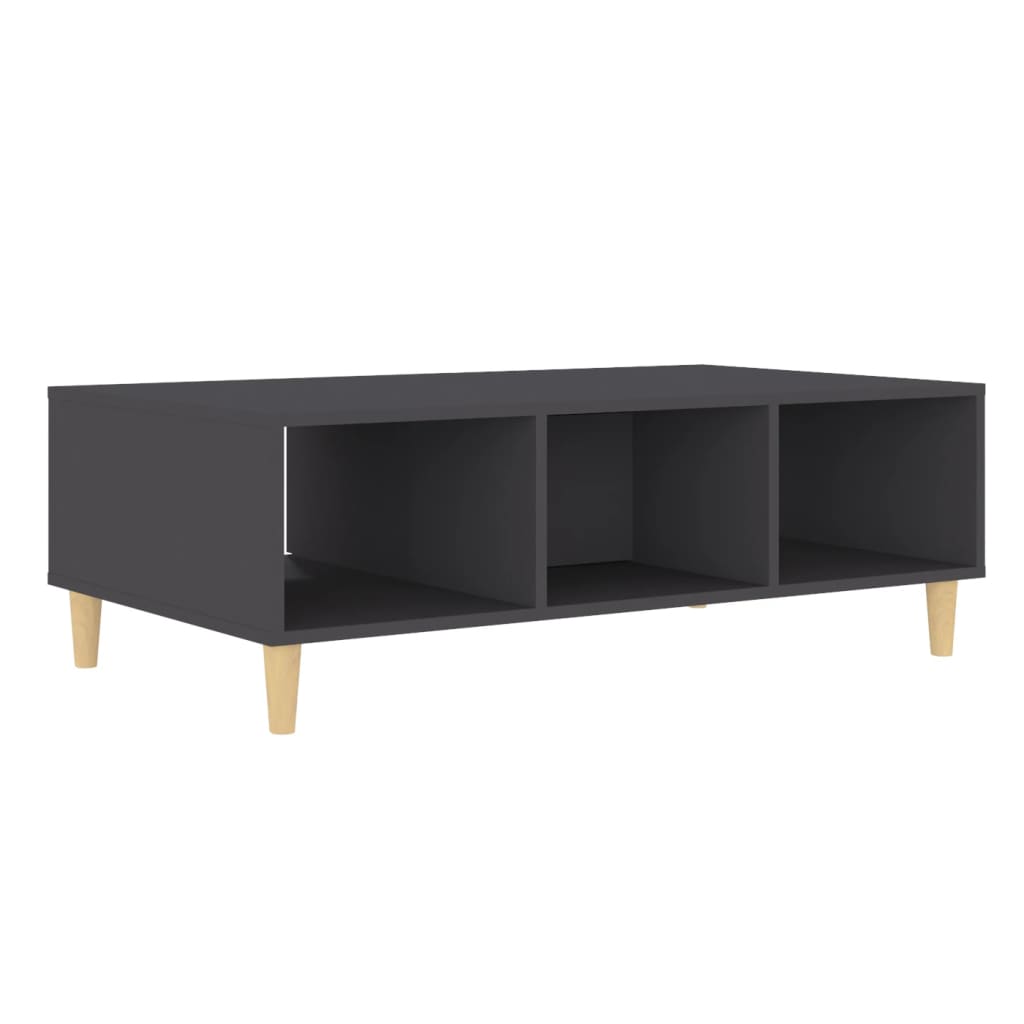 vidaXL Salontafel 103,5x60x35 cm bewerkt hout grijs