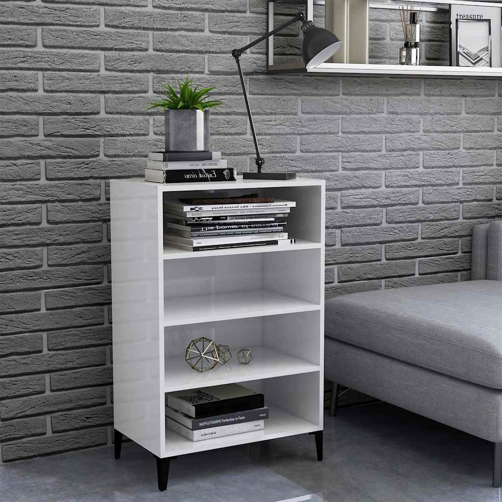 vidaXL Dressoir 57x35x90 cm bewerkt hout wit